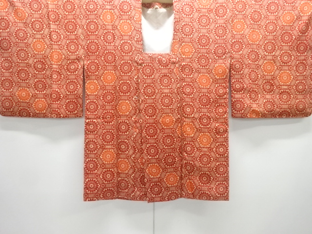 花亀甲模様道行コート